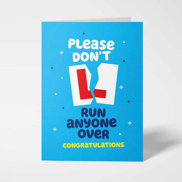 Funny Driving Test Card. Passed Driving Test Card.