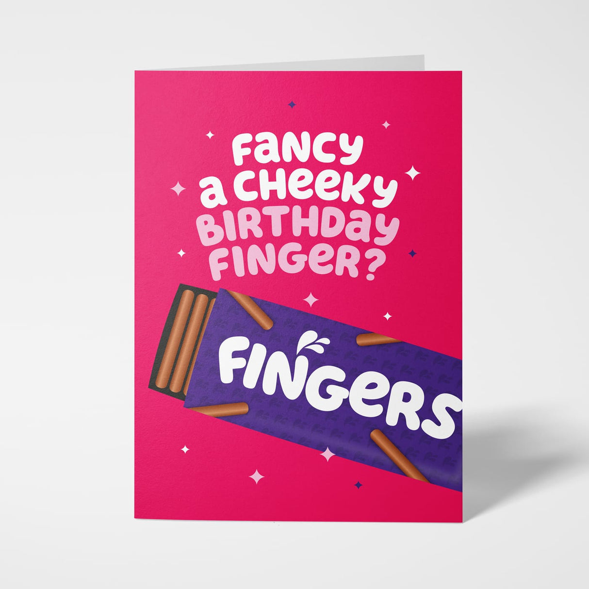 Rude Birthday Card for Her - Cheeky Finger