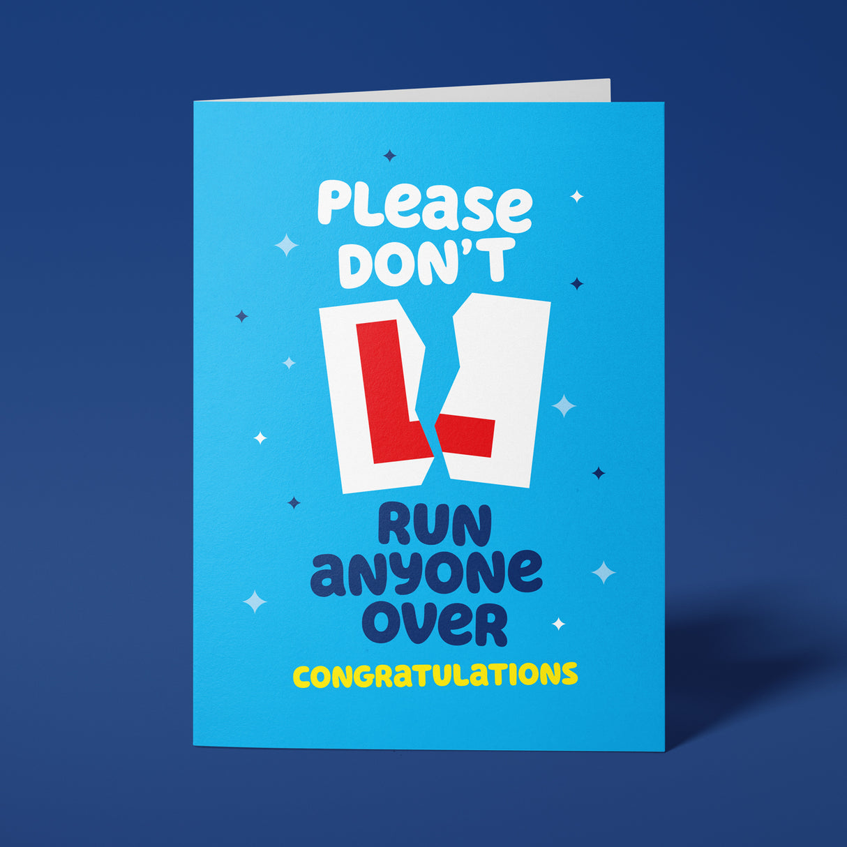 Funny Driving Test Card. Passed Driving Test Card.