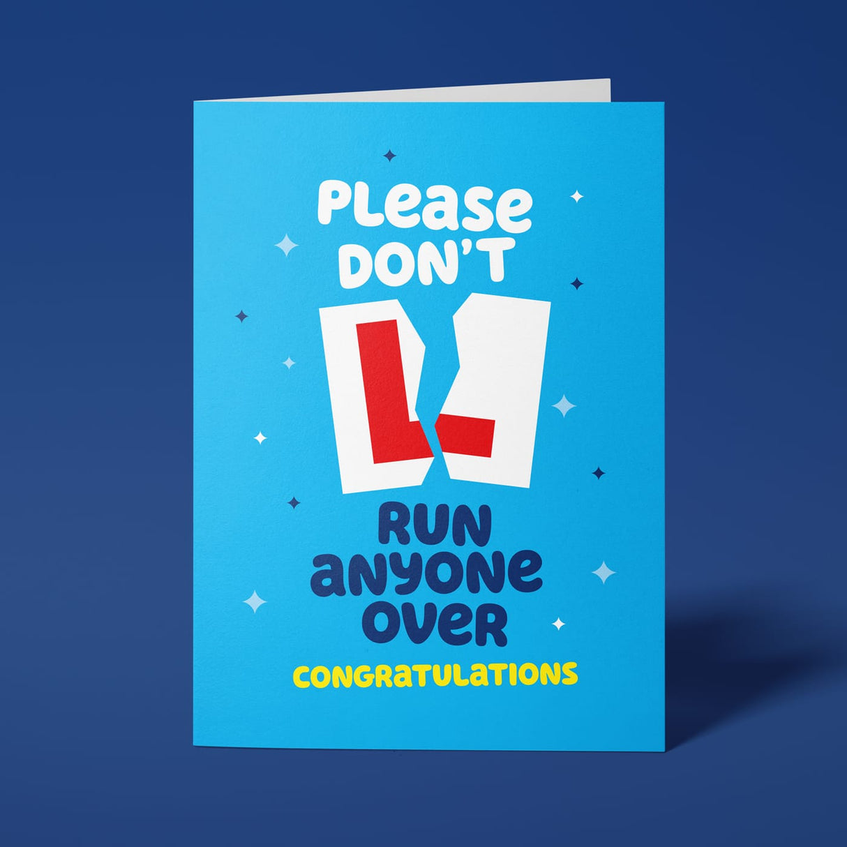Funny Driving Test Card. Passed Driving Test Card.