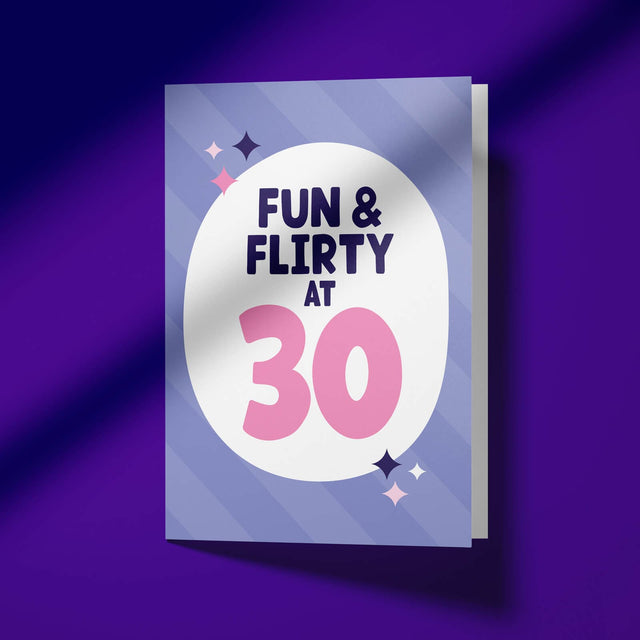 Funny 30th Birthday Card