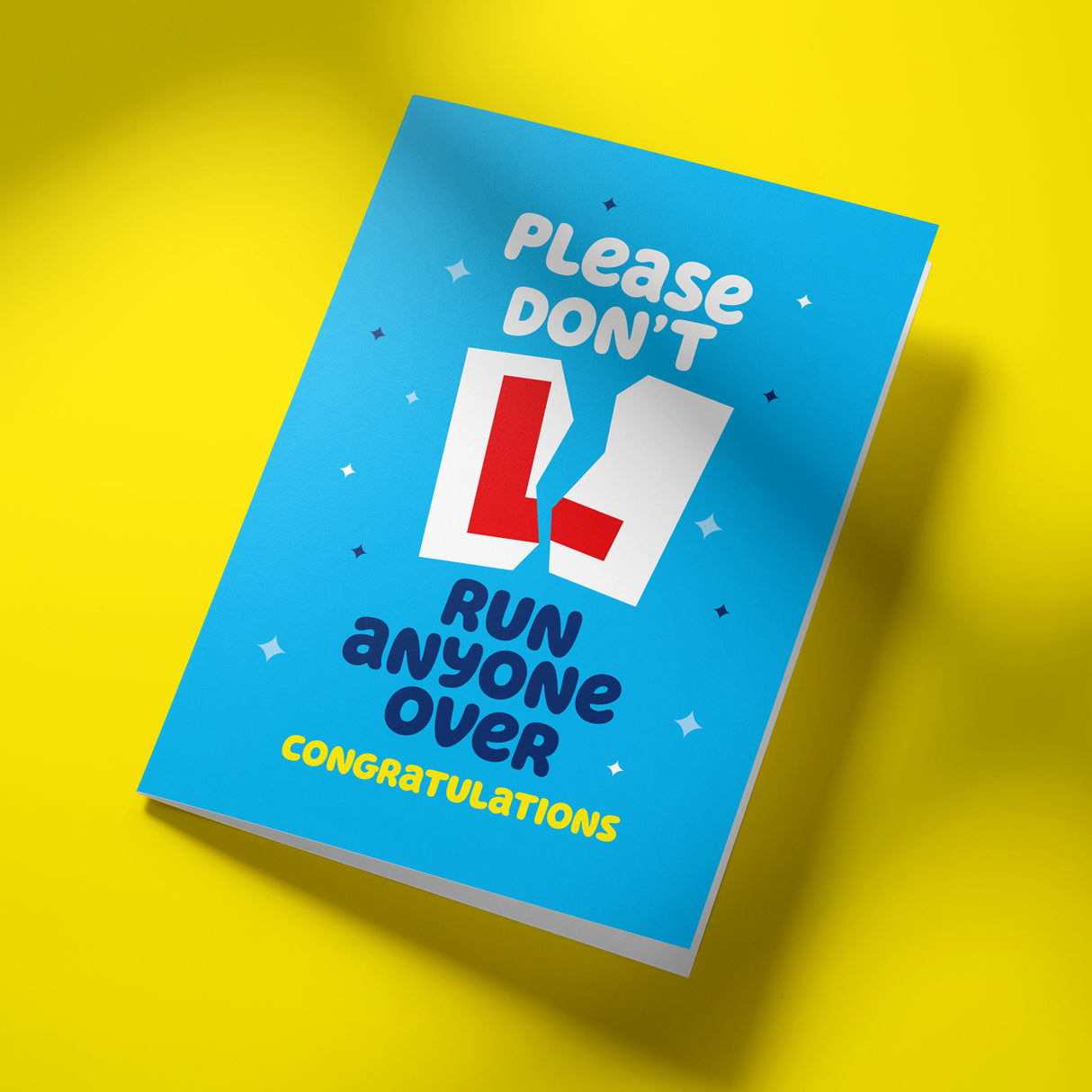 Funny Driving Test Card. Passed Driving Test Card.