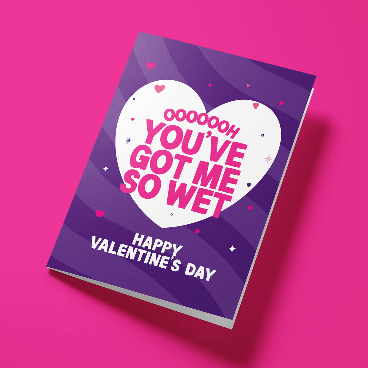 Rude Valentine's Day Card - So Wet