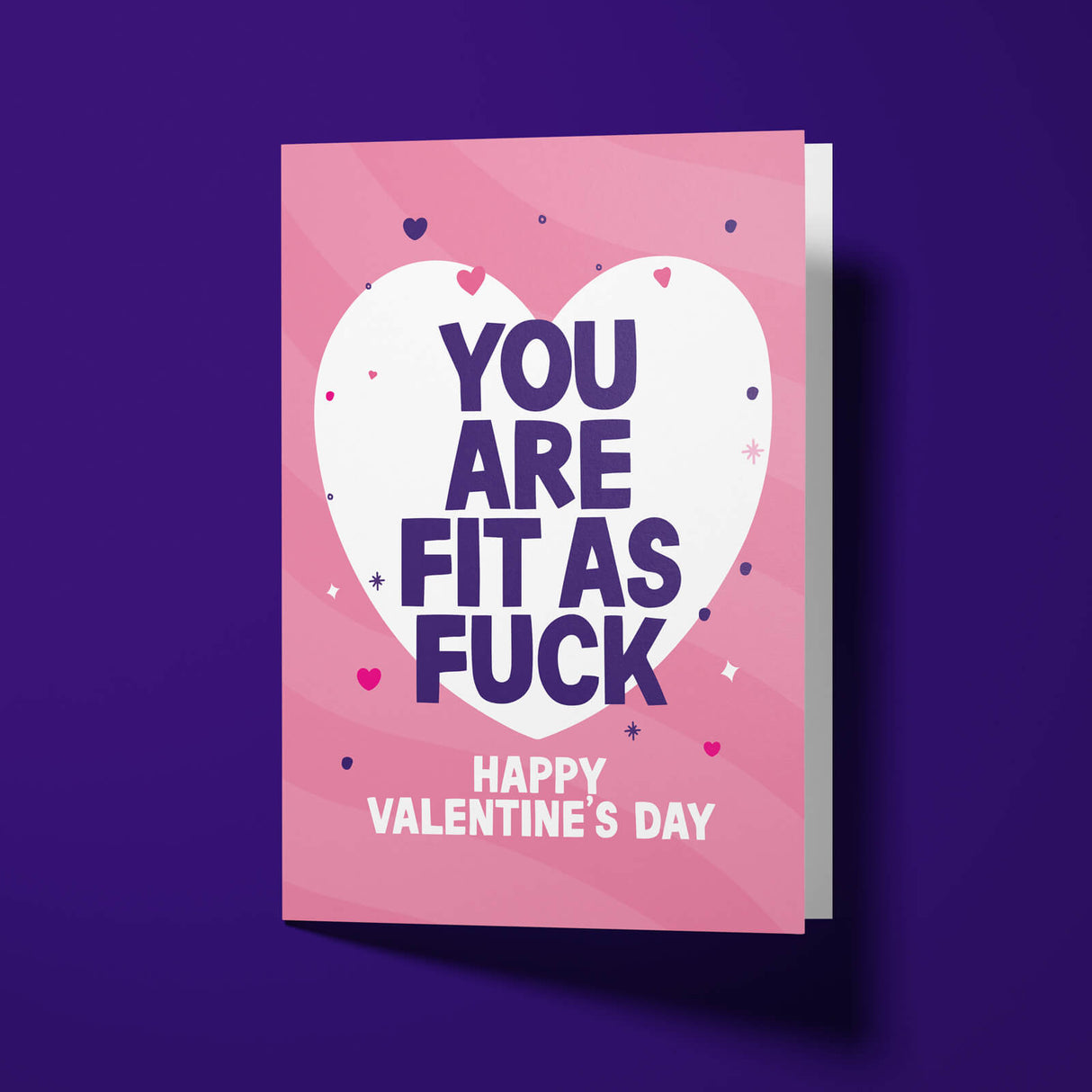 Rude Valentine's Day Card - Fit As Fuck