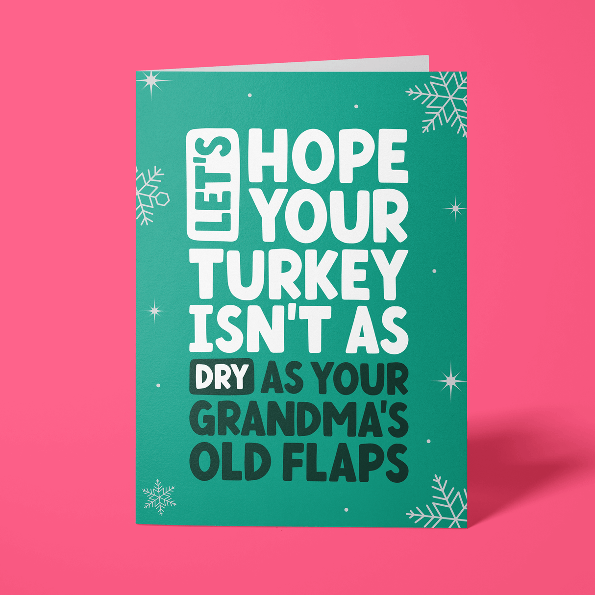 Grandma's Flaps - Rude Christmas Card