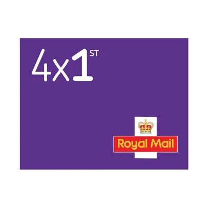 Royal Mail 1st Class Stamps (Book of 4)