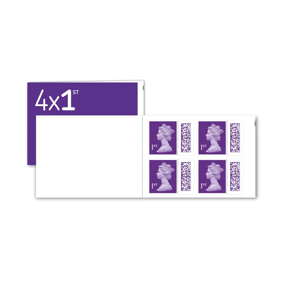 Royal Mail 1st Class Stamps (Book of 4)