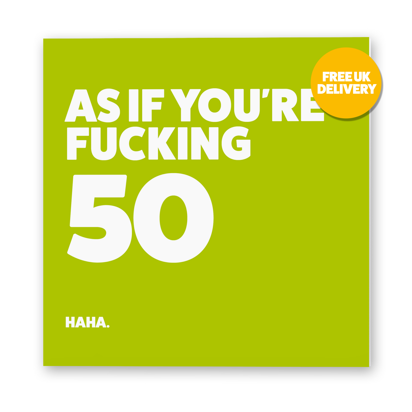 SALE Fucking 50 Birthday Card