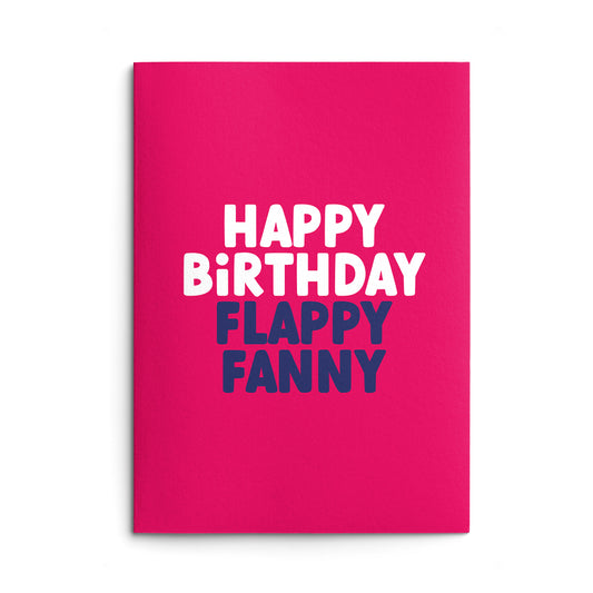 Flappy Fanny Rude Birthday Card