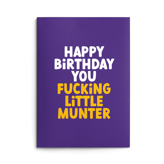 Munter Rude Birthday Card