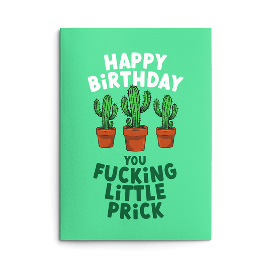 Little Prick Rude Birthday Card
