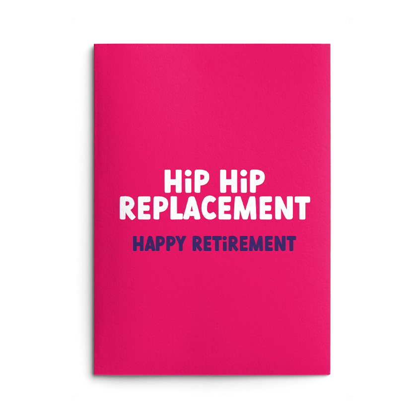 Hip Hip Rude Retirement Card