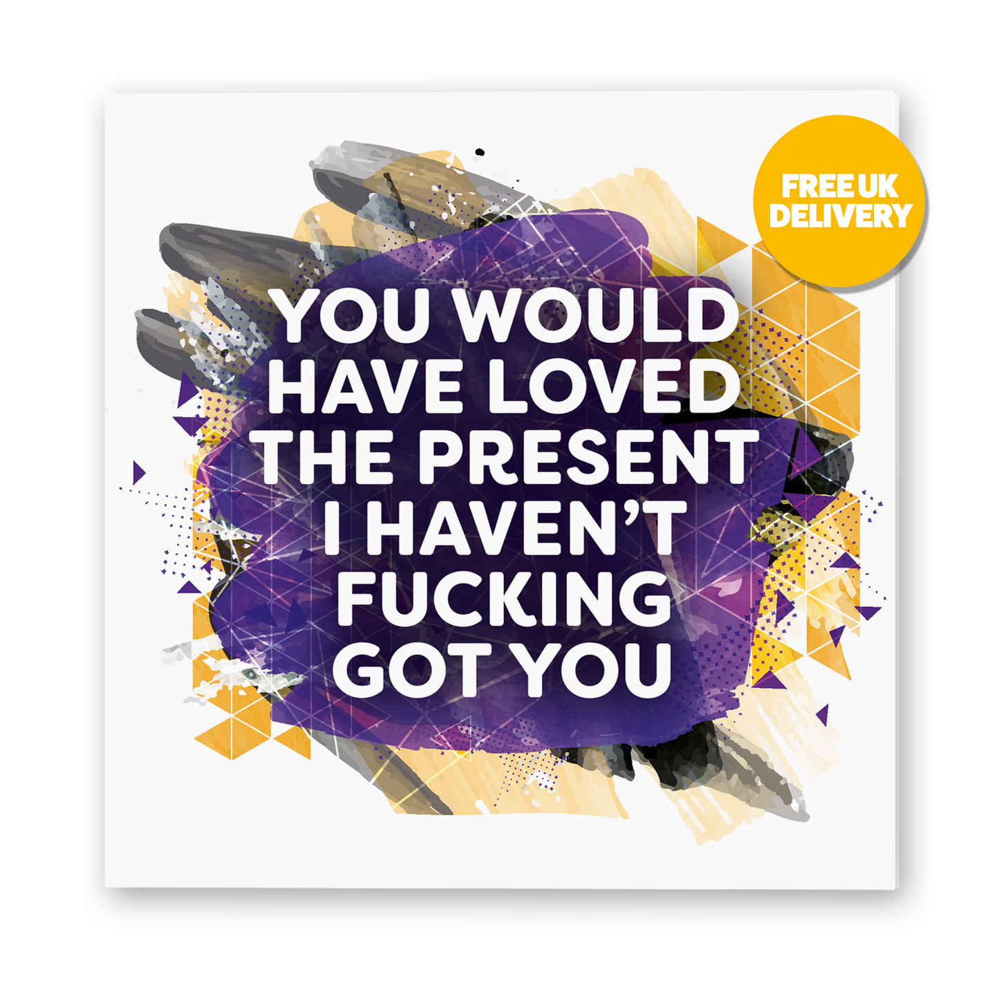 SALE - No Present Birthday Card