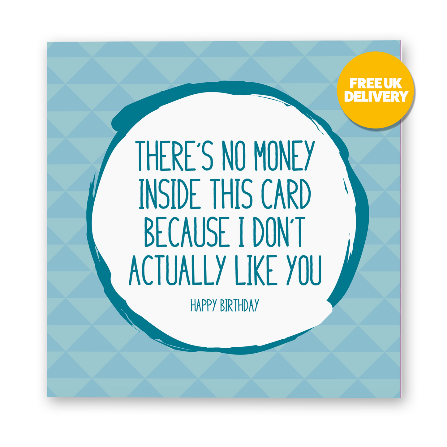 SALE - No Money Birthday Card