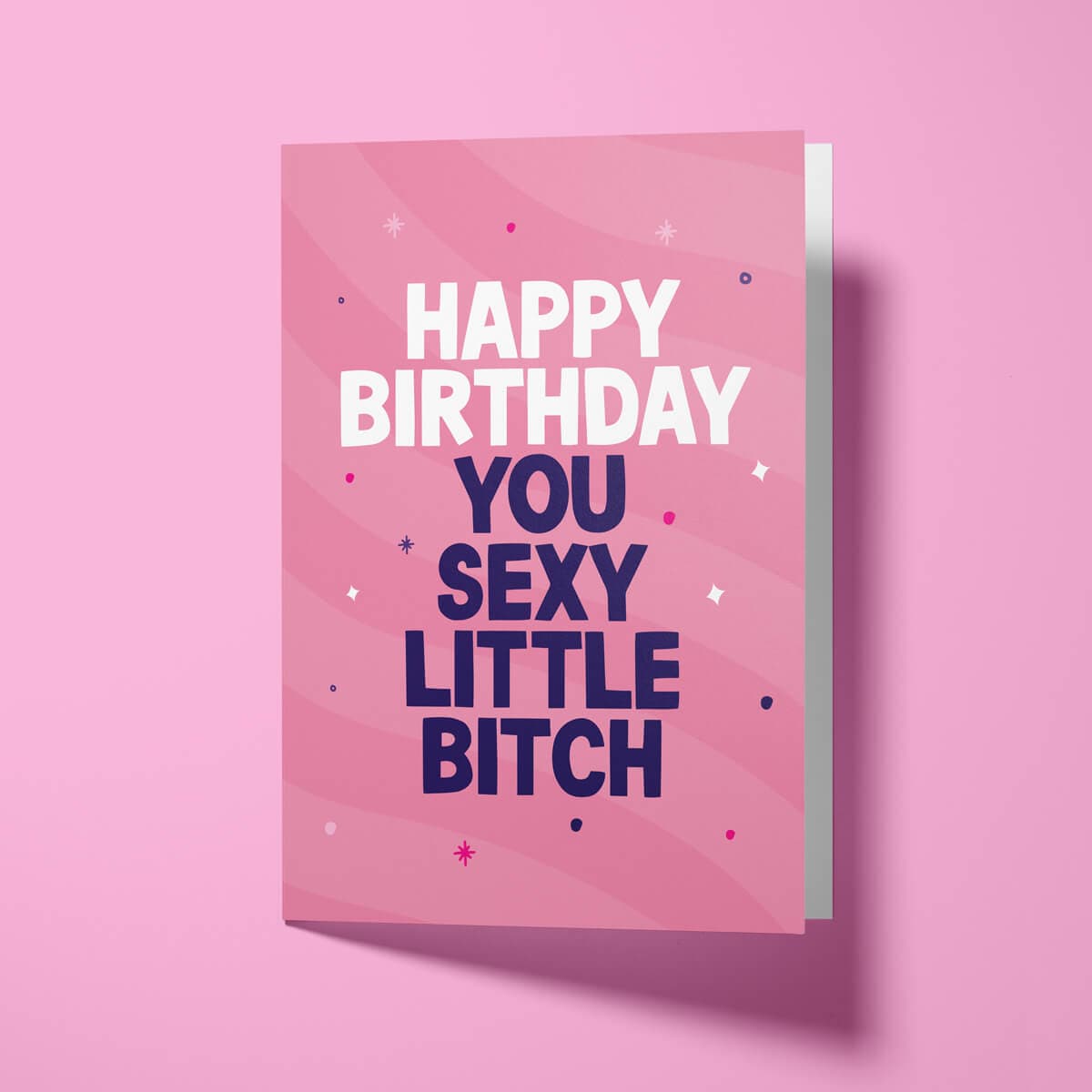 Rude Birthday Card for Women - "Sexy Little Bitch" Funny Birthday Card