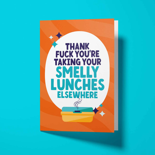Rude Leaving Card - Smelly Lunches