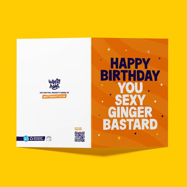 Funny Ginger Birthday Card