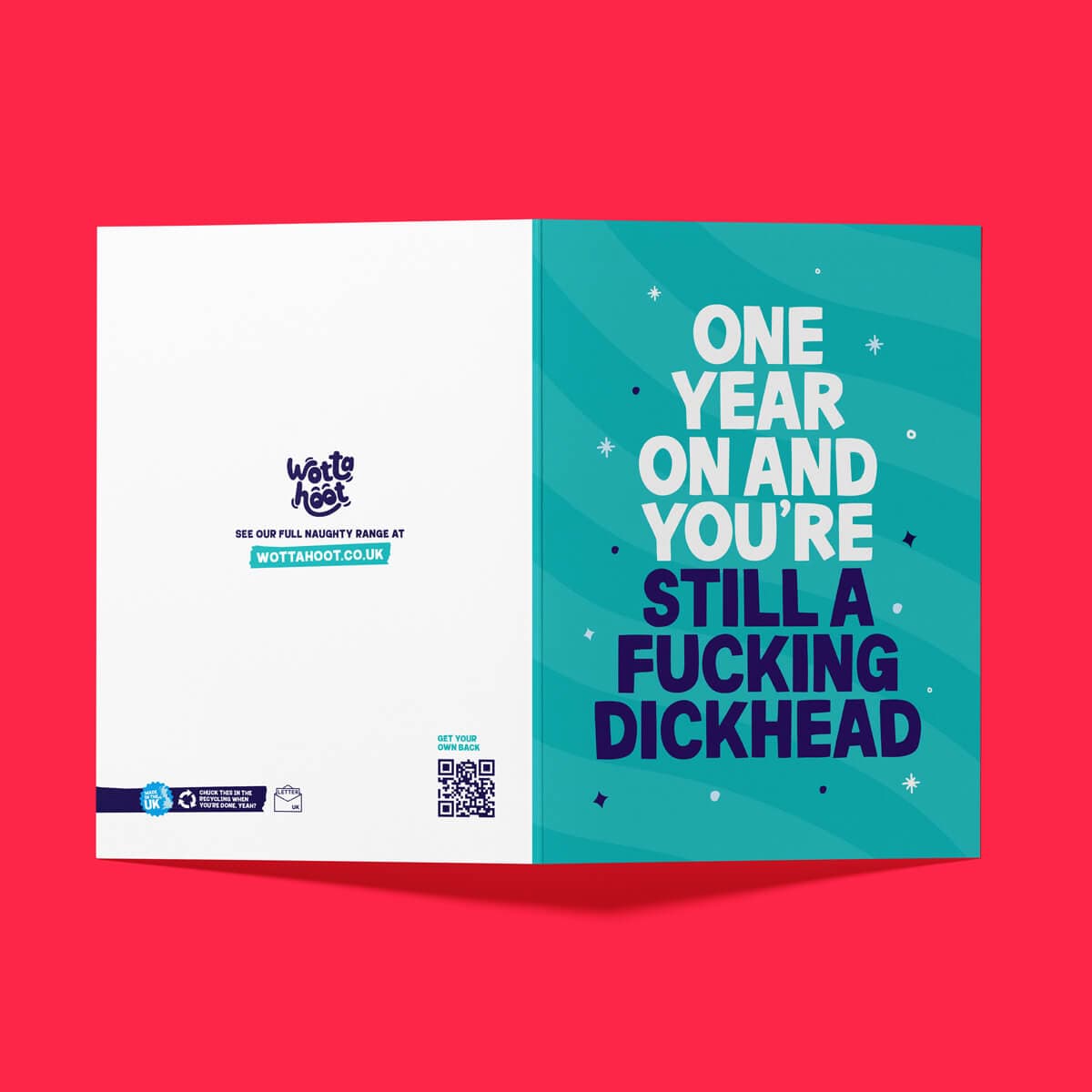 Rude Birthday Card - "Still A Dickhead" Funny Birthday Card