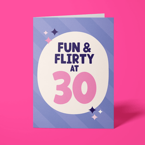 Funny 30th Birthday Card for Her