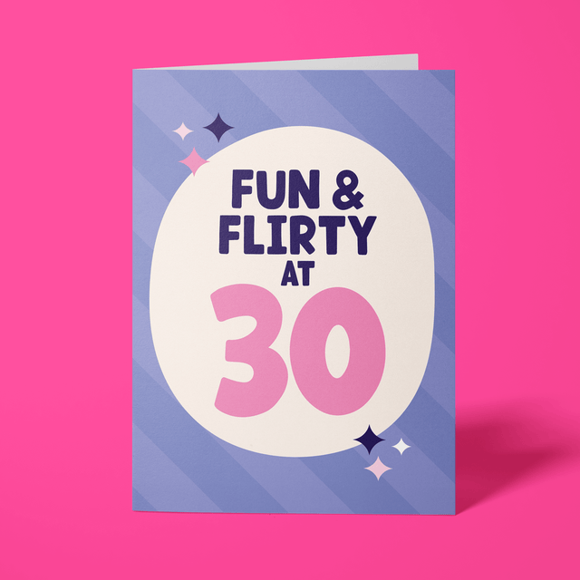 Funny 30th Birthday Card for Her