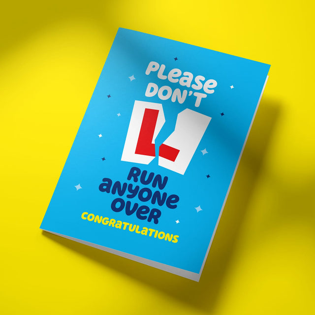 Funny Driving Test Card. Passed Driving Test Card.