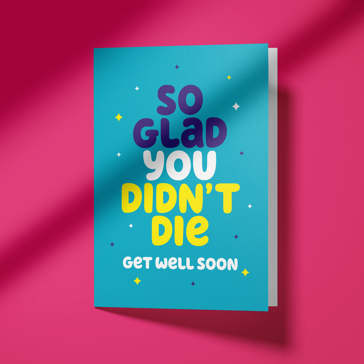 Funny Get Well Soon Card. Rude Get Well Card.