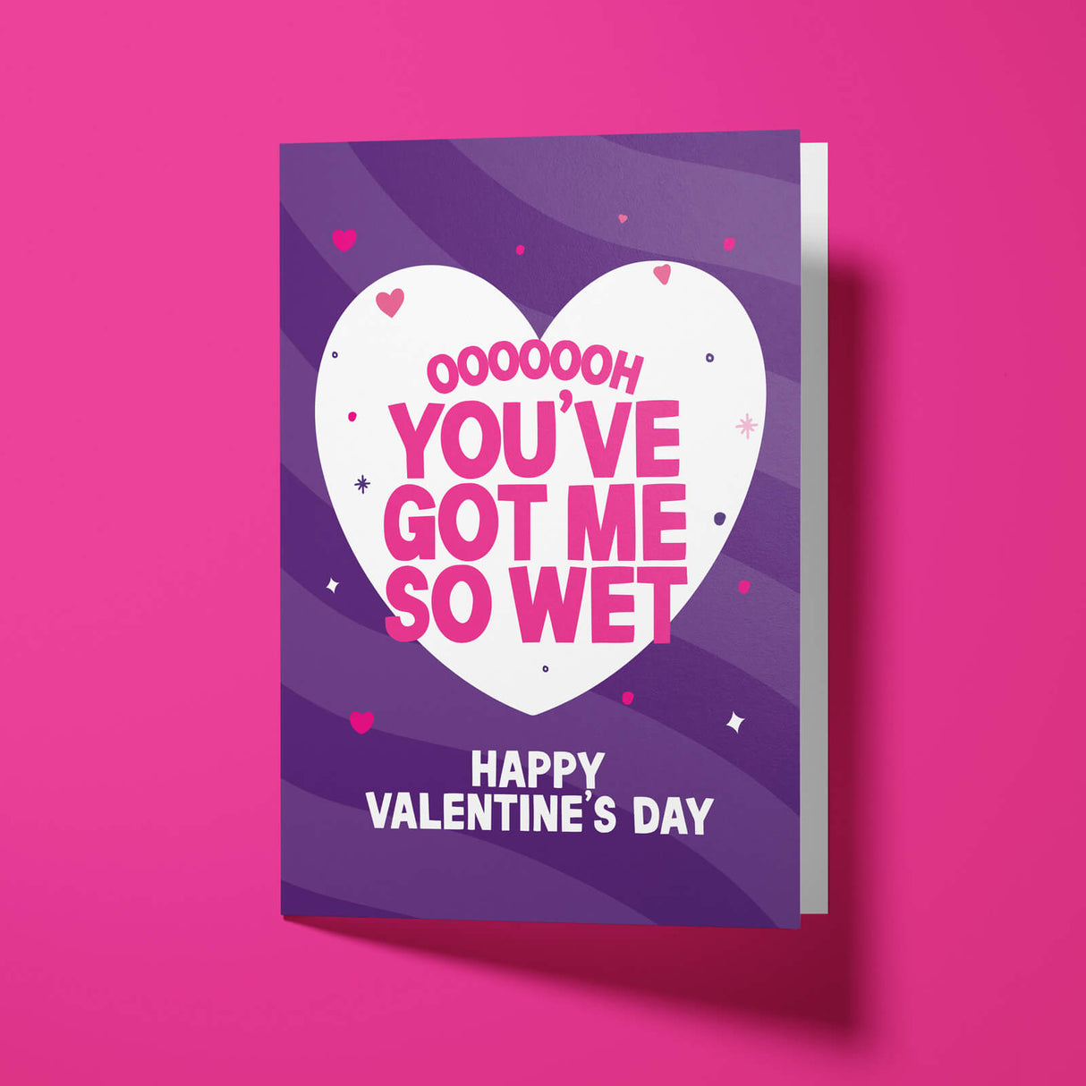 Rude Valentine's Day Card - So Wet