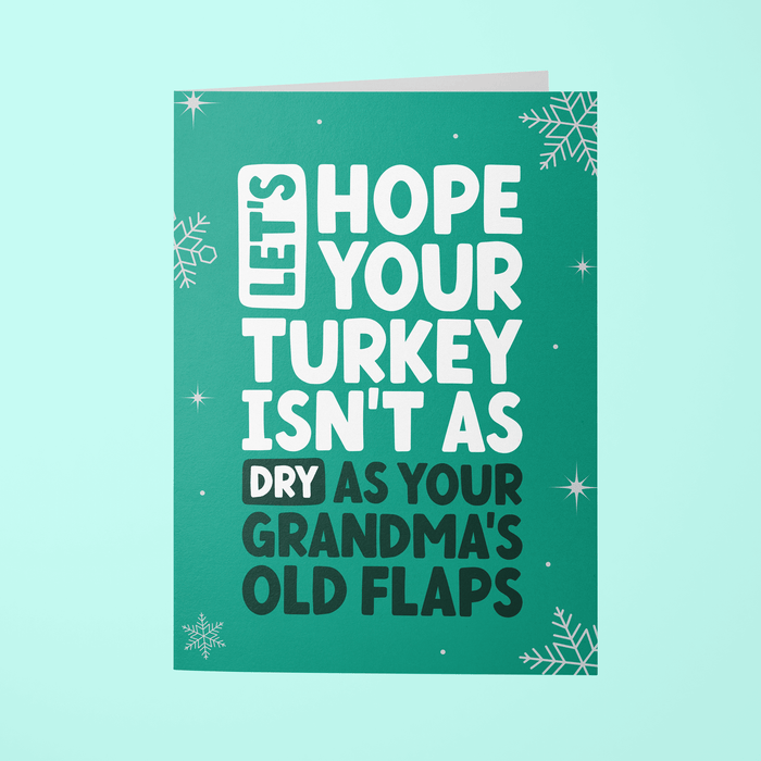 Grandma's Flaps - Rude Christmas Card