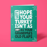 Grandma's Flaps - Rude Christmas Card
