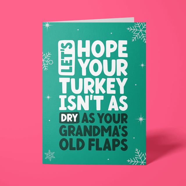 Grandma's Flaps - Rude Christmas Card