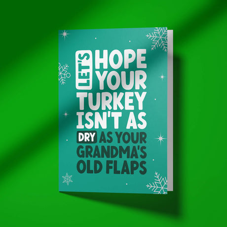 Grandma's Flaps - Rude Christmas Card