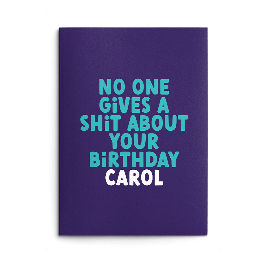 Rude Personalised Birthday Card