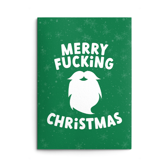 Merry Fucking Christmas Rude Christmas Card