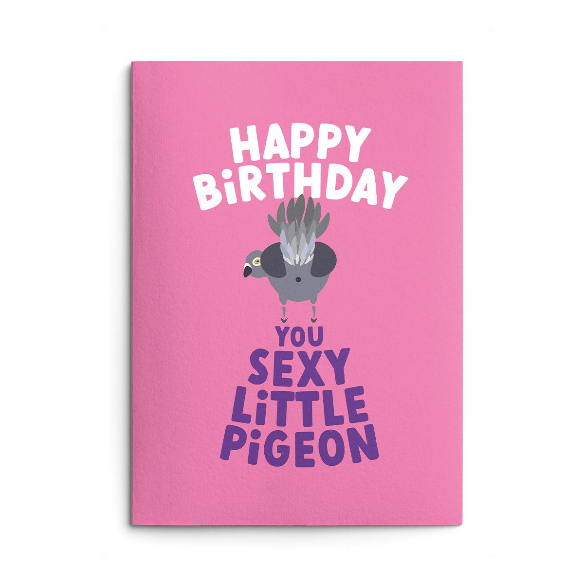 Sexy Pigeon Rude Birthday Card