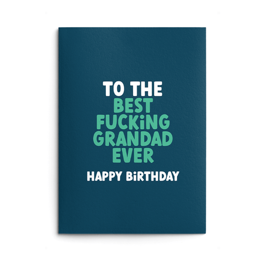 Best Grandad Rude Birthday Card