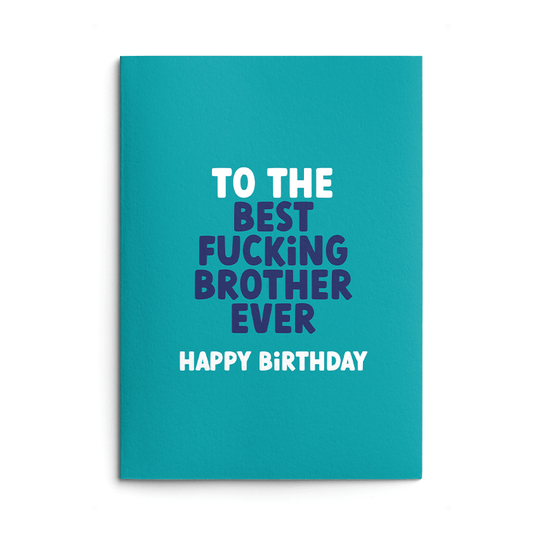 Best Brother Rude Birthday Card