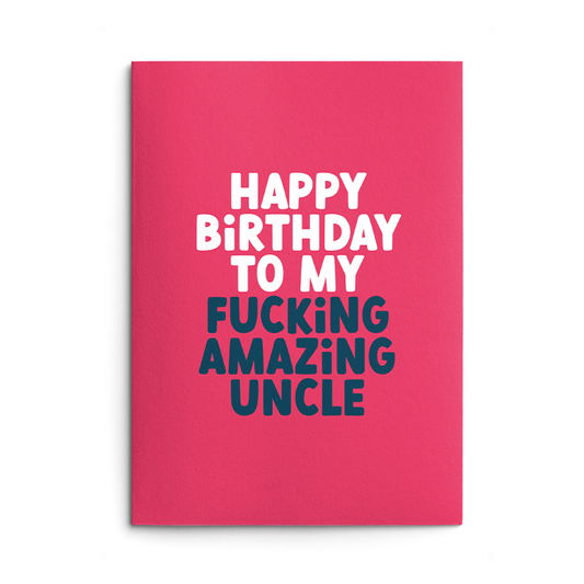 Amazing Uncle Rude Birthday Card