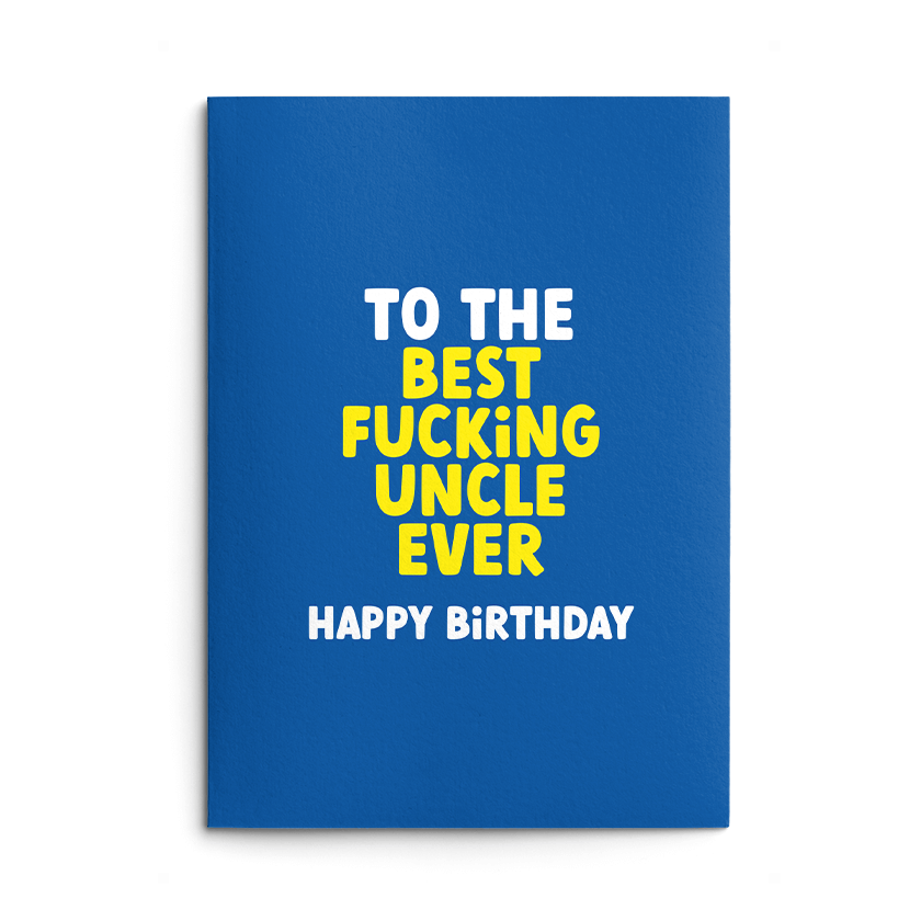 Best Uncle Rude Birthday Card