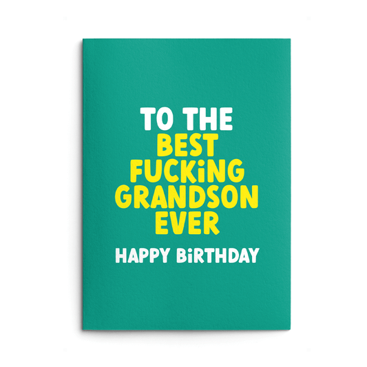 From Best Grandson Rude Birthday Card