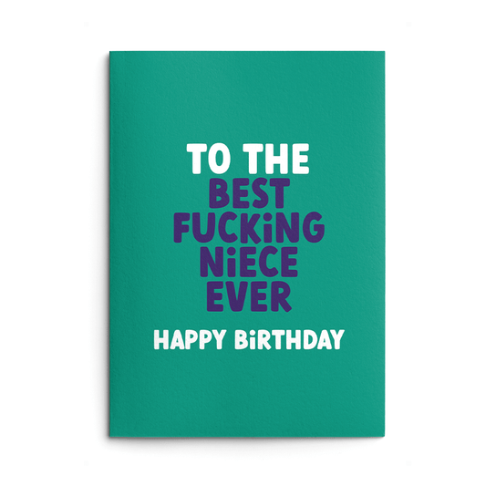 Best Niece Rude Birthday Card