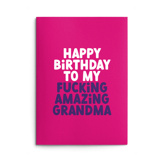 Amazing Grandma Birthday Card