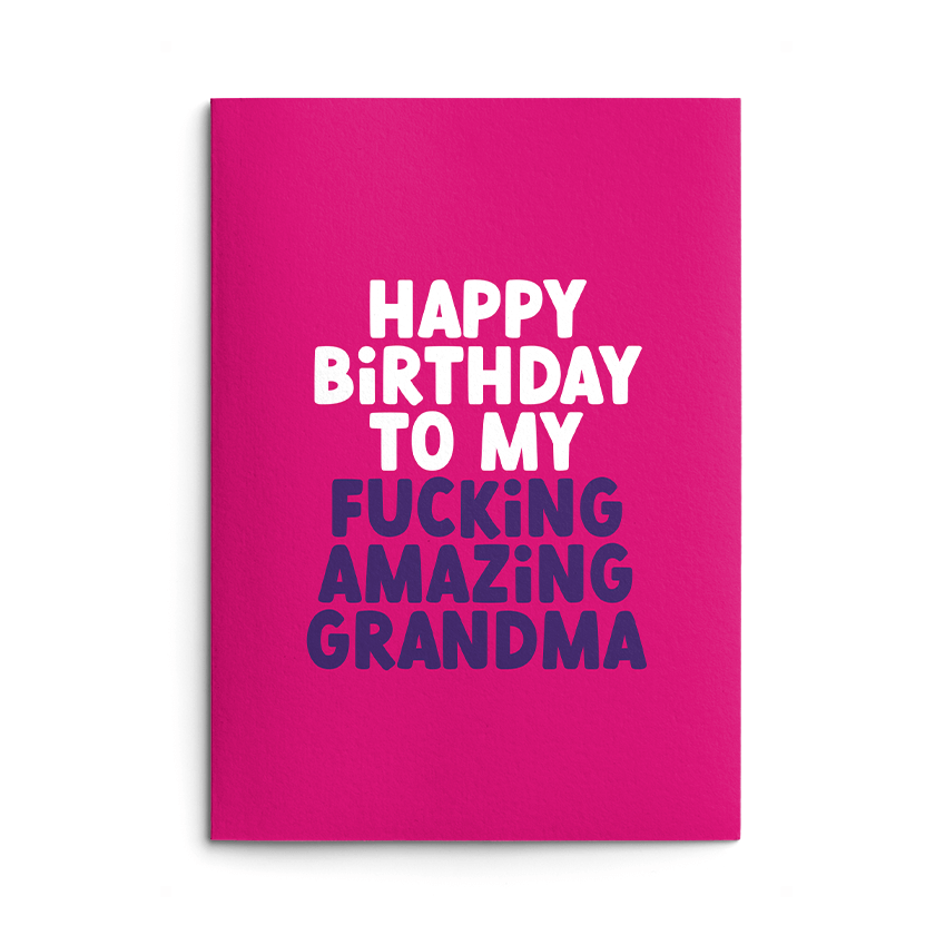 Amazing Grandma Birthday Card