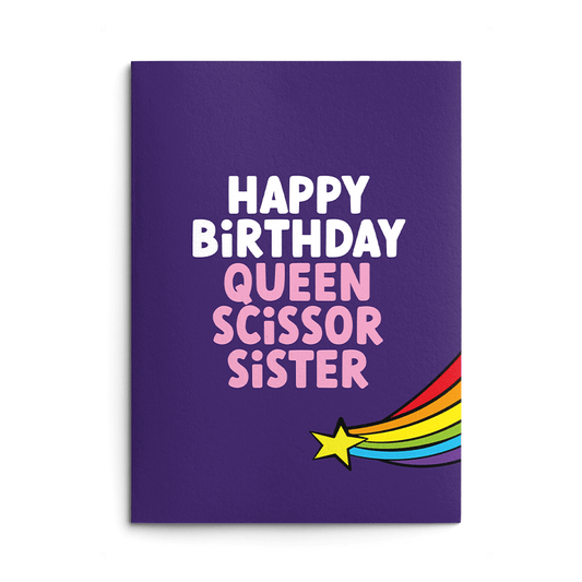 Queen Scissor Sister Rude Birthday Card