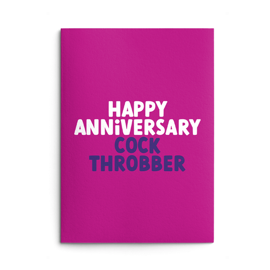 Cock Throbber Rude Anniversary Card