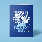 Bold and Colourful Rude Birthday Card with Cheeky Message – A5 Size with White Envelope