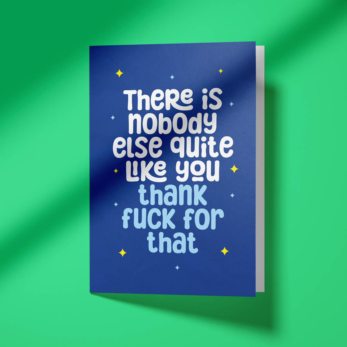 Bold and Colourful Rude Birthday Card with Cheeky Message – A5 Size with White Envelope