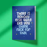 Bold and Colourful Rude Birthday Card with Cheeky Message – A5 Size with White Envelope