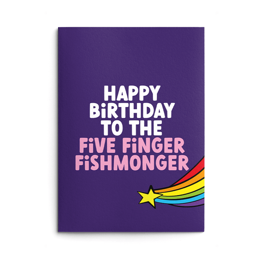 Fishmonger Rude Birthday Card