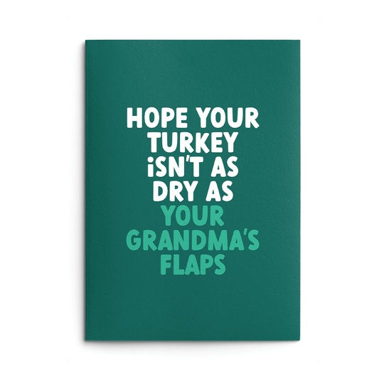 Grandma's Flaps Rude Christmas Card
