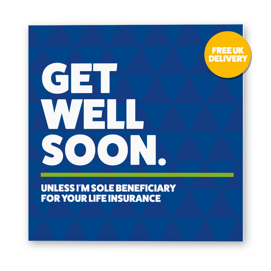 SALE Beneficiary Rude Get Well Card